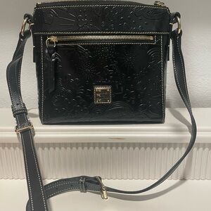 Dooney & Bourke Black Disney Embossed Crossbody Bag